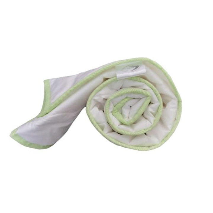 Pilota copii, Poldaun, Bambus, 100 x 135 cm, Alb/Verde