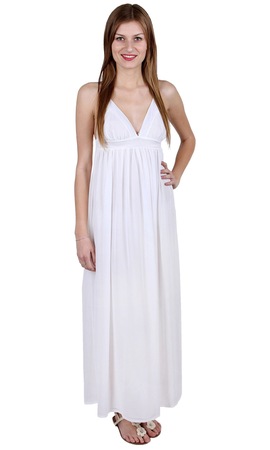 Rochie dama, Sarcia.eu, Poliester, Alb, Marime unica
