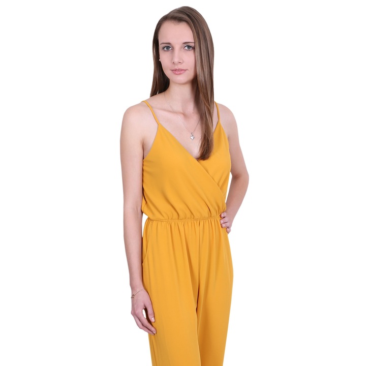 Salopeta dama, Sarcia.eu, Poliester, Galben, One Size