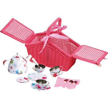 Set ceai, Small Foot, 18 piese, roz Set ceai, Small Foot, 18 piese, roz