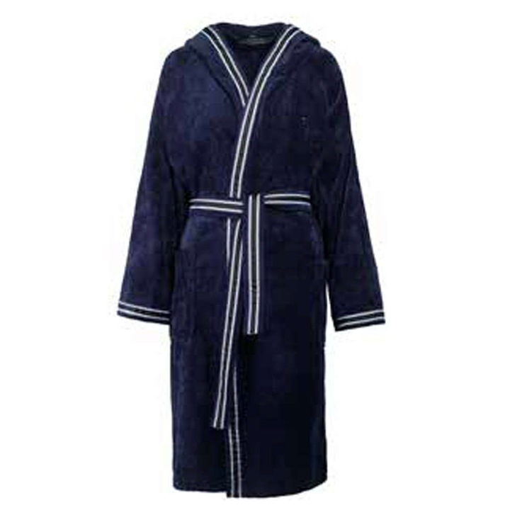 Fürdőköpeny, Tommy Hilfiger, pamut, sötétkék, XL