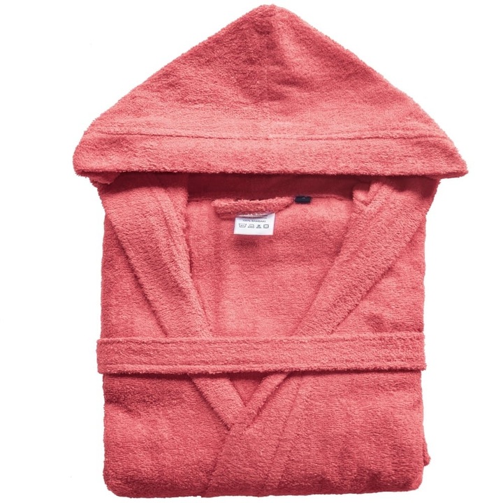 Halat de baie, Kentia, Bumbac, Roz