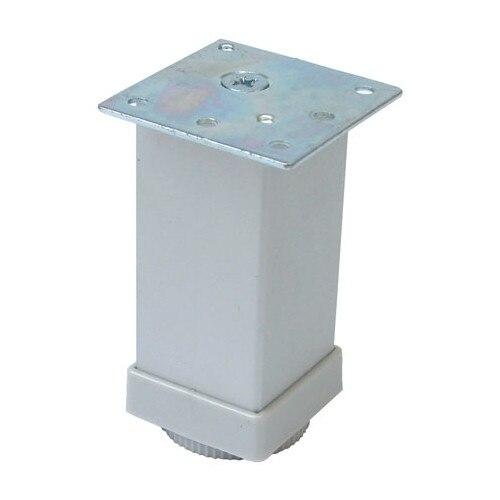 Picior H100mm patrat aluminiu CH