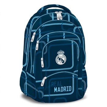 Ghiozdan Ergonomic Scoala Real Madrid Future cu 5 compartimente 47 cm Ghiozdan Ergonomic Scoala Real Madrid Future cu 5 compartimente 47 cm