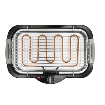Gratar electric Taurus Maxim s, 2000 W, Tava cu apa, termostat, reglabil pe inaltime, Argintiu/Negru Gratar electric Taurus Maxim s, 2000 W, Tava cu apa, termostat, reglabil pe inaltime, Argintiu/Negru