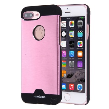 Capac de protectie Apple iPhone 7 Plus Motomo V1 Hybrid (aluminiu si plastic), Rose gold Capac de protectie Apple iPhone 7 Plus Motomo V1 Hybrid (aluminiu si plastic), Rose gold