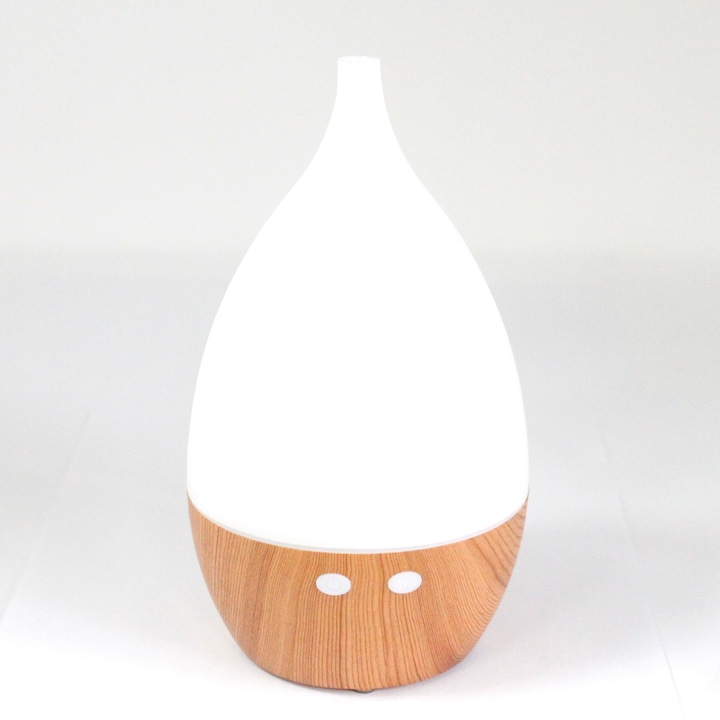 Umidificator de Aer cu Ultrasunete, Ubitec® BU-801 Lemn Maro cu LED