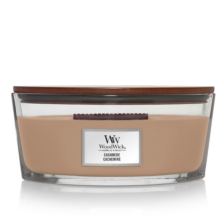 Lumanare parfumata WoodWick, Cashmere Elipse