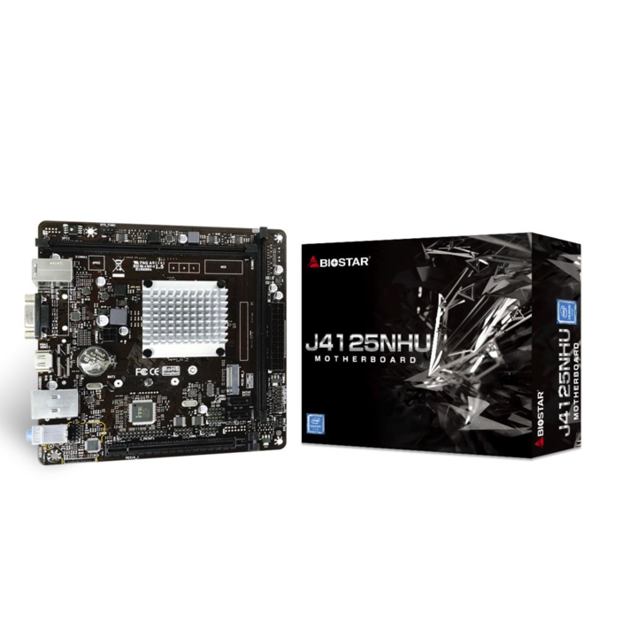 Дънна платка Biostar J4125NHU, Intel® Quad-Core Processor J4125, mATX, 2x DIMM DD4 J4125NHU