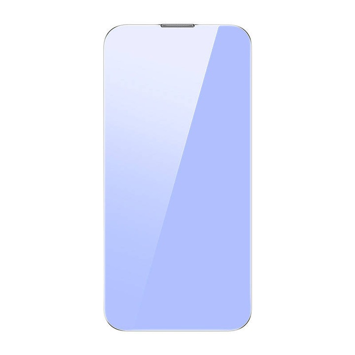 Скрийн протектор от закалено стъкло Baseus, с филтър против синя светлина, 0.4mm за iPhone 14 Plus/13 Pro Max