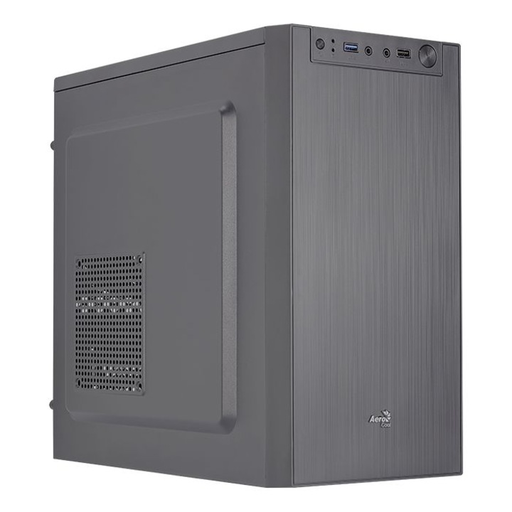 Кутия, Aerocool, CS-108, 189x356x383 mm, черен