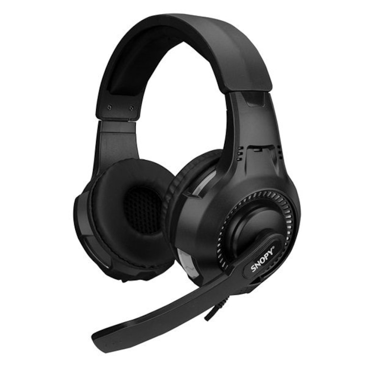 Casti, Snopy, 1.1 m, Negru