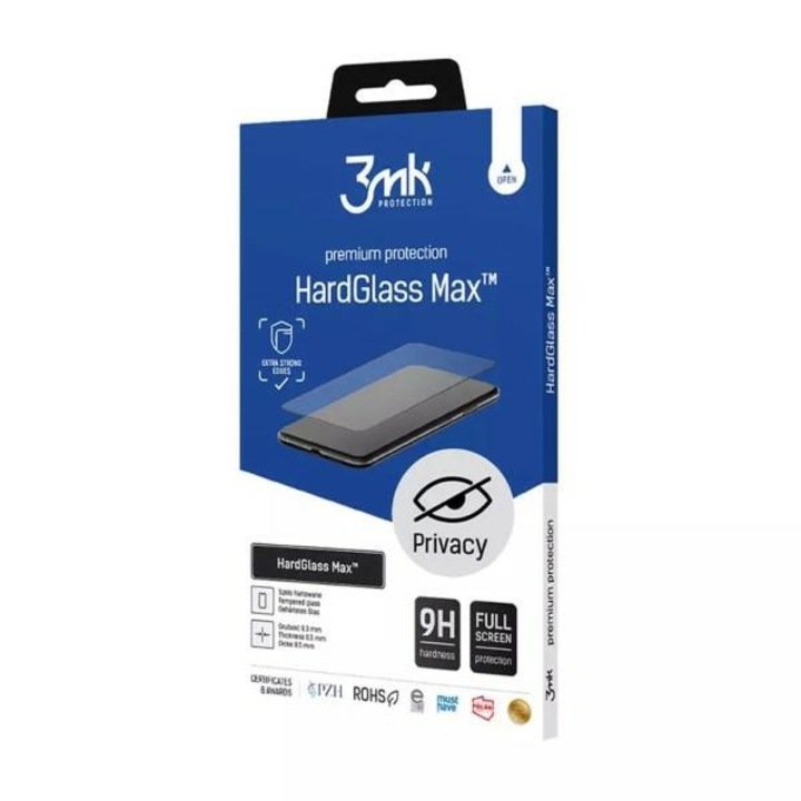Протектор за екран 3MK HardGlass Max Privacy Apple iPhone 14 Plus/13 Pro Max черен