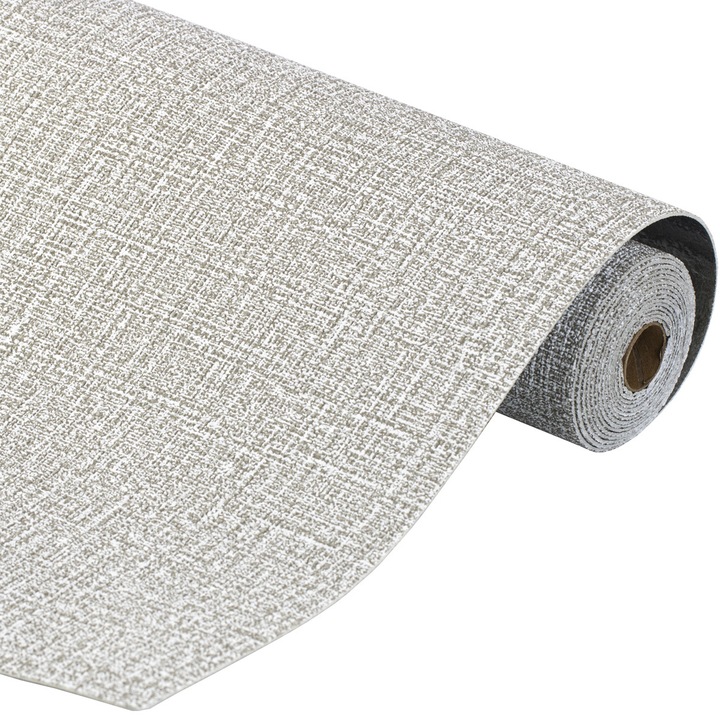 Tapet autoadeziv 3D, Polietilena, 2.8 m x 50 cm, Gri