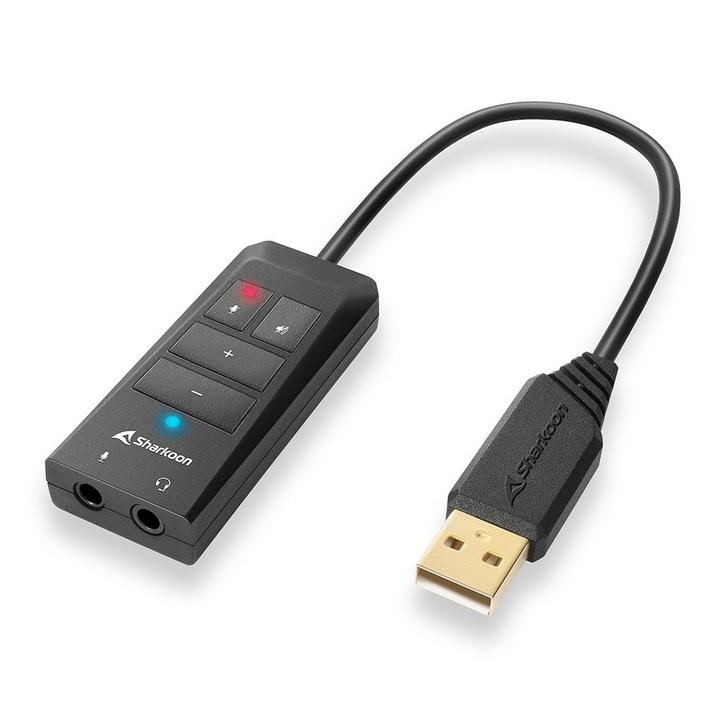 Placa de sunet USB Sharkoon SB2 7.1 4044951034215