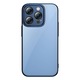 Husa de telefon pentru iPhone 14 Pro Max, Baseus, Sticla securizata, Albastru