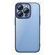 Husa cu sclipici Baseus + sticla compatibil cu Apple pentru iPhone 14 Pro (albastru)