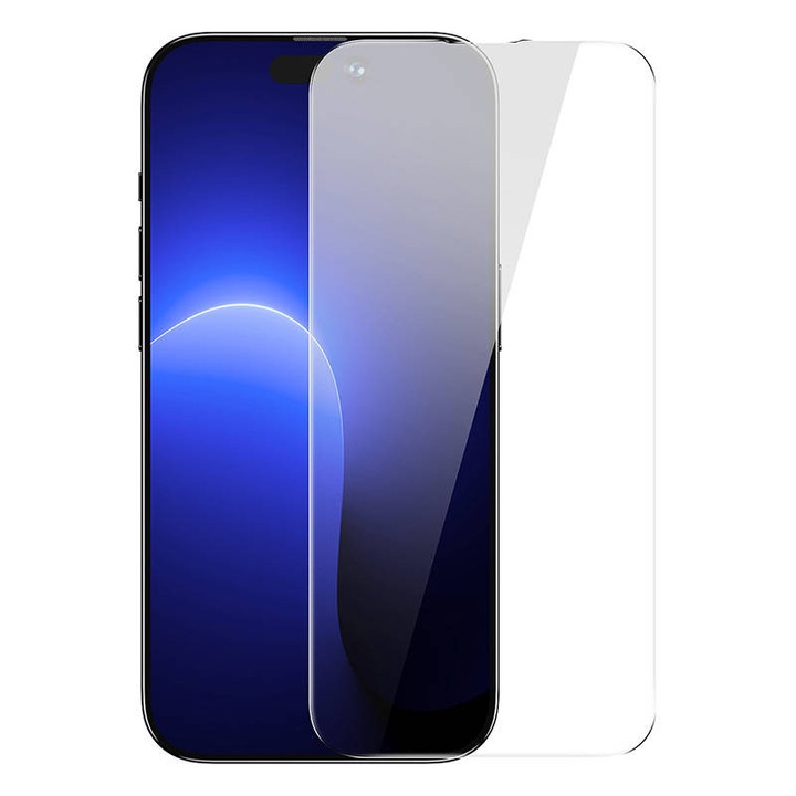 Sticla securizata 0,3 mm Baseus Crystal pentru iPhone 14 Pro (2 buc)