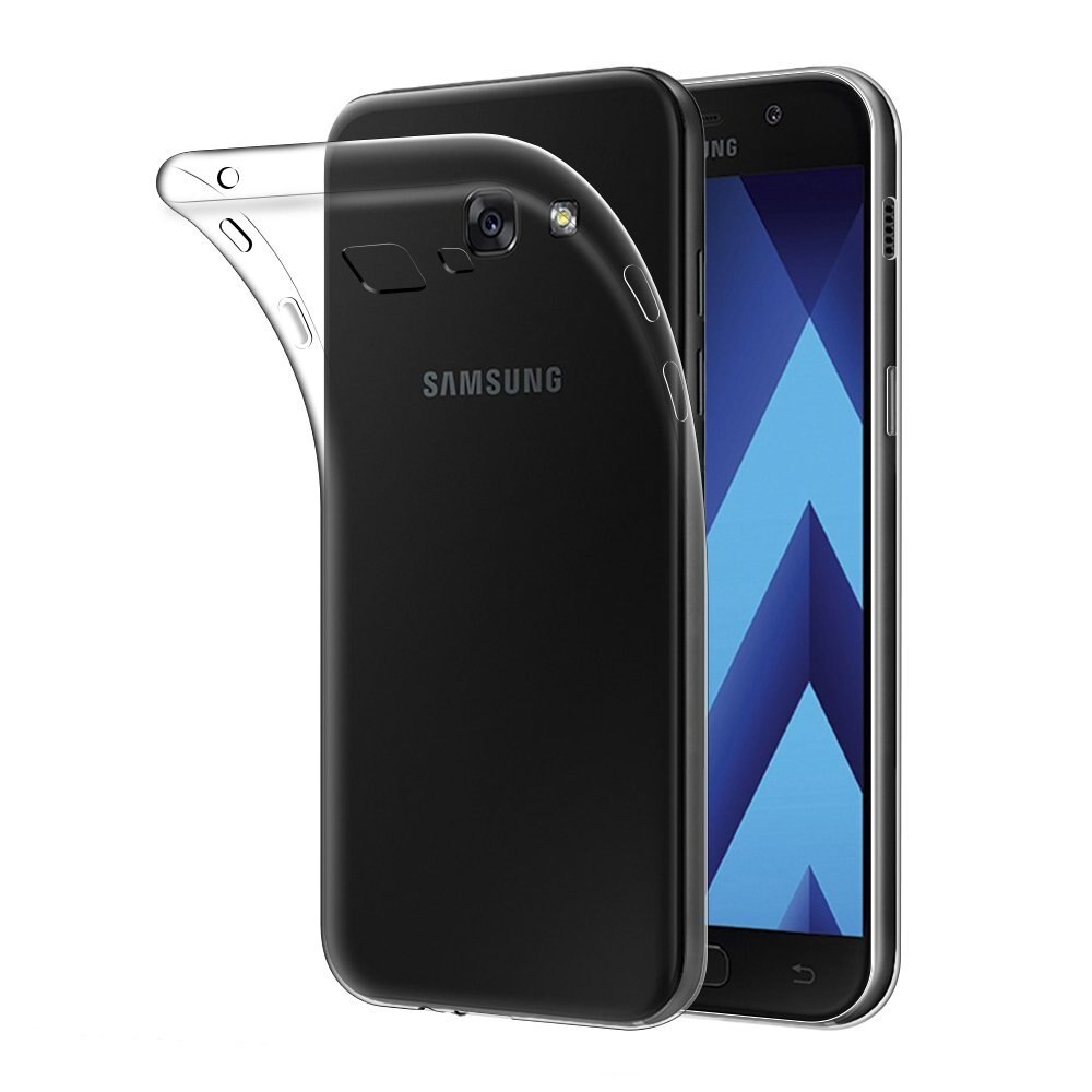 Husa de protectie ultraslim Samsung Galaxy A3 2017, Silicon, Transparenta