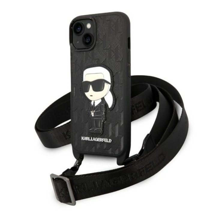 IPhone 15 / iPhone 14 / iPhone 13 tok - Karl Lagerfeld Hardcase Monogram (KLHCP14SSTKMK) - Ikonik Patch