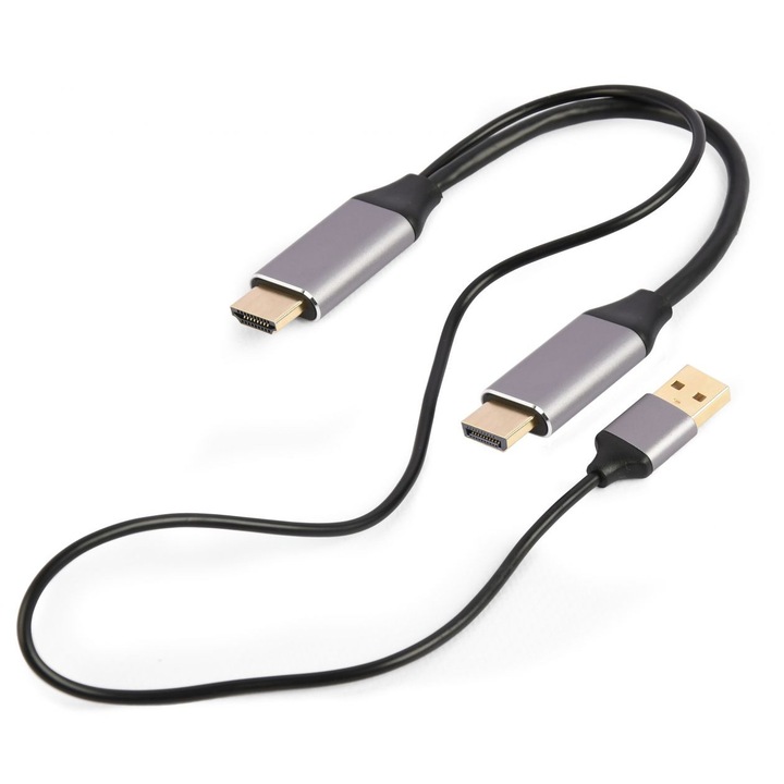 Gembird A-HDMIM-DPM-01 Кабел за адаптер HDMI 4K мъжки към DisplayPort мъжки 2m черен A-HDMIM-DPM-01