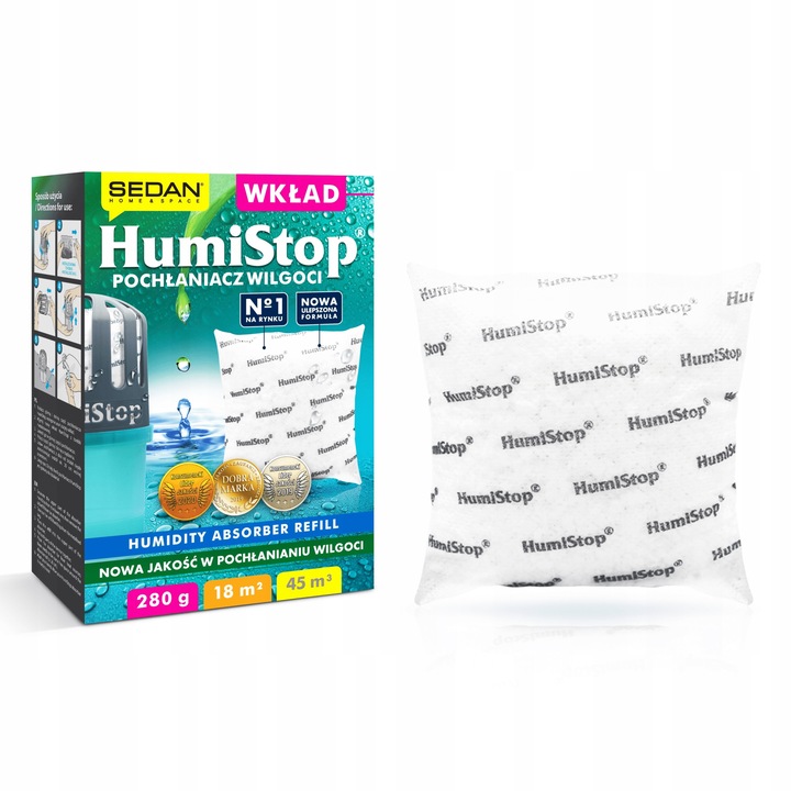 Absorbante de umiditate pentru prevenirea mucegaiului HumiStop, 55 - 60%