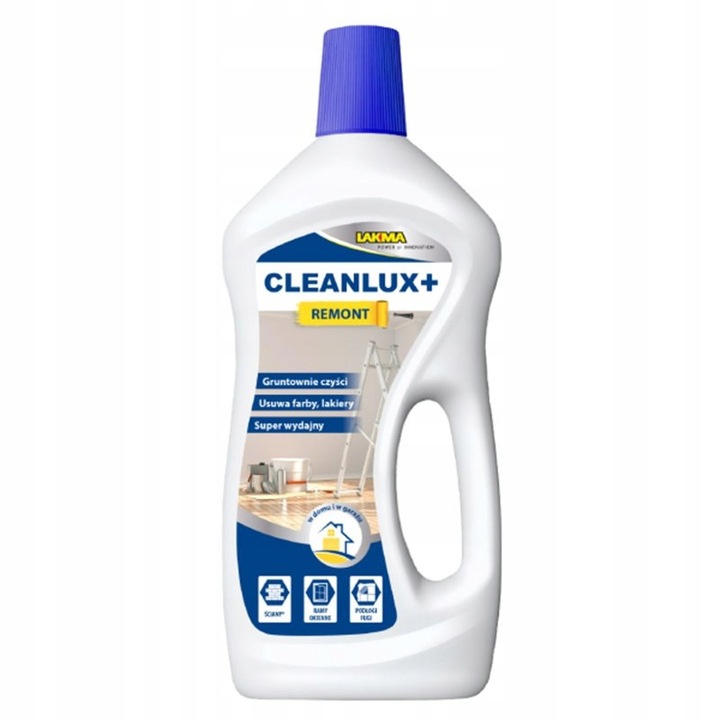 Fürdőszoba tisztító folyadék, felújítás után, Lamka, Cleanlux, 750 ml, többszínű