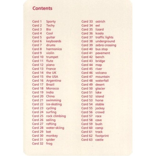 Carduri educative vocabular, MacMillan, Big Bugs 3, Engleza - eMAG.ro