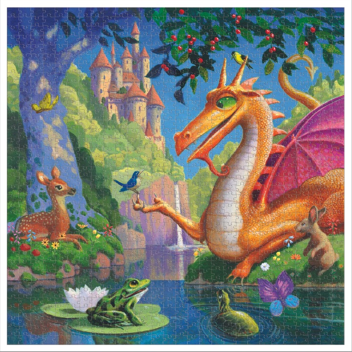 Puzzle, Eeboo, 1000 piese, Multicolor