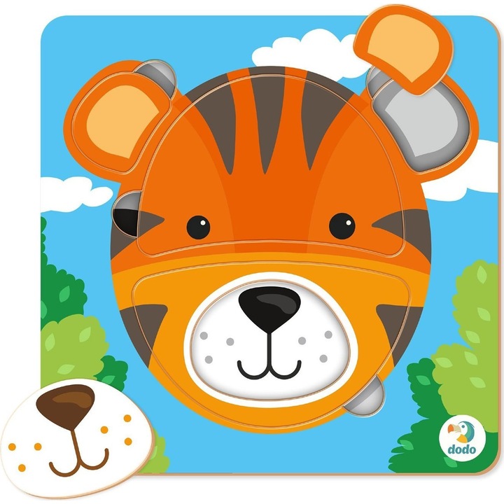 Пъзел Додо модел Тигър 5 бр