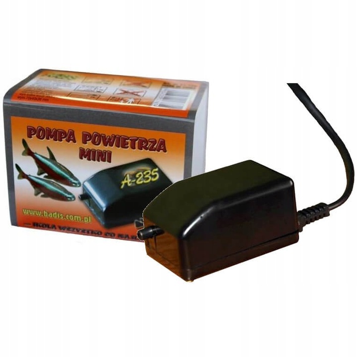 Aerator acvariu, Ikola, A-235, 120l/h, Negru