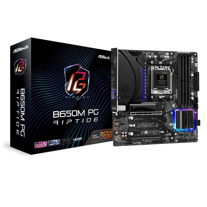 Componenta, ASRock, B650M PG RIPTIDE 90-MXBJ90-A0UAYZ