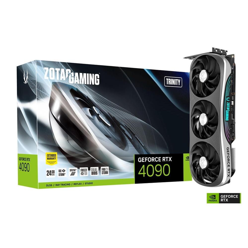 Placa video Gaming Zotac GeForce RTX 4090 Trinity OC 24GB GDDR6X