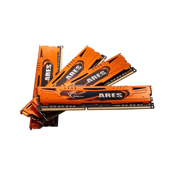 ΠΠΎΠΌΠΏΠ»Π΅ΠΊΡ 4 RAM ΠΏΠ°ΠΌΠ΅ΡΠΈ, G.Skill, 4 x 8GB, DDR3, 1600MHz, Orange