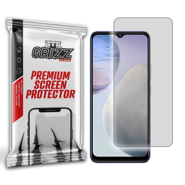Matt védőfólia Grizz PaperScreen, teljes készlet, Vivo Y02-hez