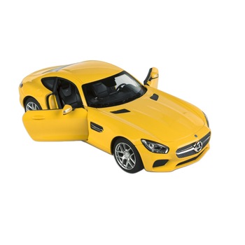 Masina Mercedes AMG GT /-/ RC cu usi care se deschid, Galben, 1:14 Masina Mercedes AMG GT /-/ RC cu usi care se deschid, Galben, 1:14