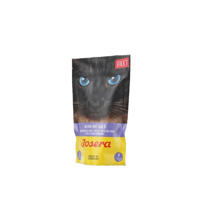File de pui/vitel pentru pisici, Josera, 70g