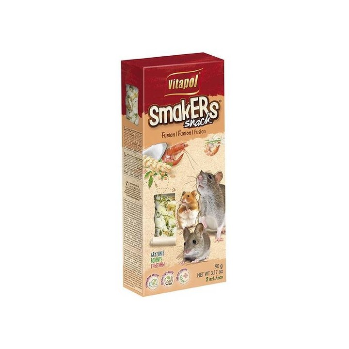 Snacksuri cu creveti pentru rozatoare, Vitapol, 90 g