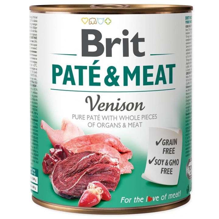 Kutyakonzervek Brit Pate & Meat, 800g