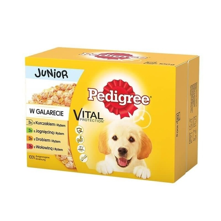 Hrana umeda pentru caini, Pedigree, 12 x 100 g