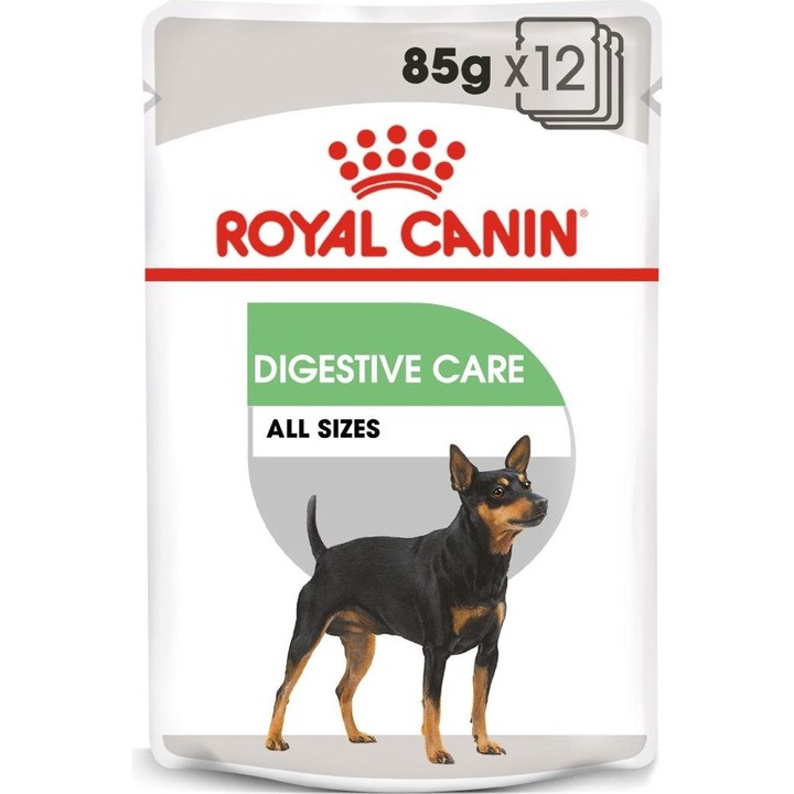Nedves táp kutyáknak, Royal Canin, Emésztési ápolás, 12x85 g
