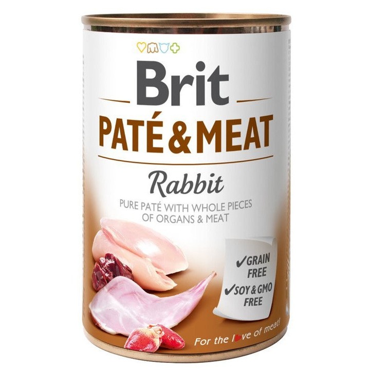 Hrana pentru pisici Brit Pate & Meat, iepure, 6x400g