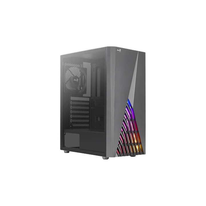 Carcasa PC, Aerocool, Delta A-BK-v1, 188x420x310mm, 2 x USB 2.0, 1 x USB 3.0, Negru