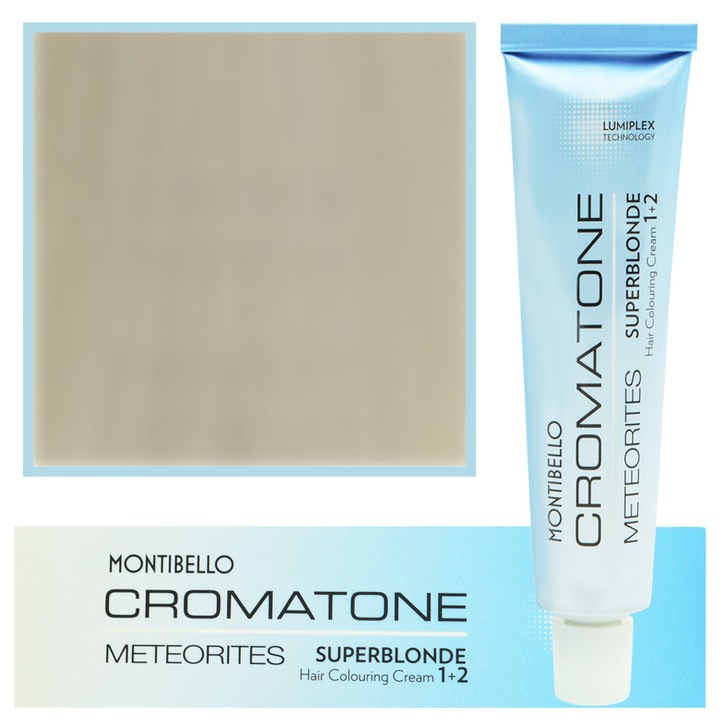 Toner de par Cromatone Meteorites, Montibello, 60ml, Culoare 1011 Intense Ash Superblond
