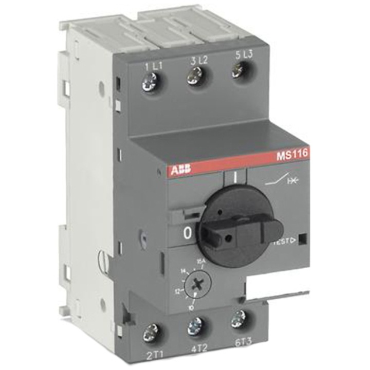 Intrerupator protectie motor ABB MS116-12, cu protectie la suprasarcina incorporata protectie la scurtcircuit