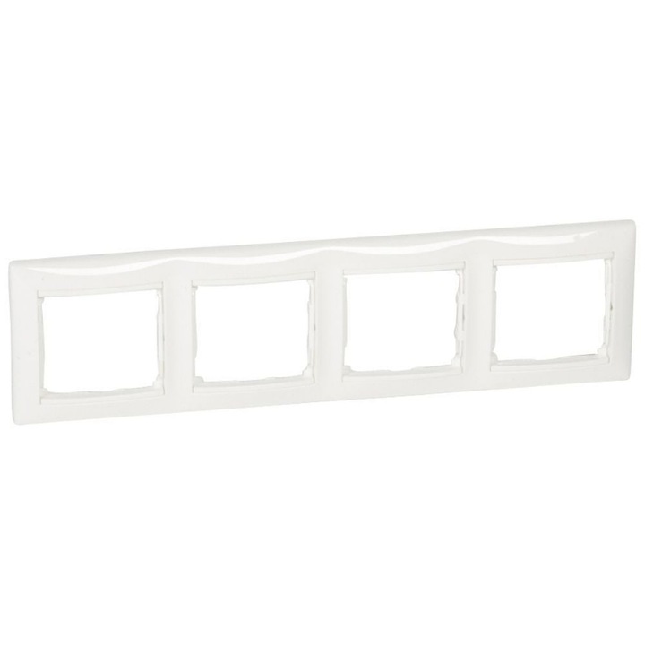 Cadru Valena cu 4 spatii orizontal/vertical, Legrand, Alb