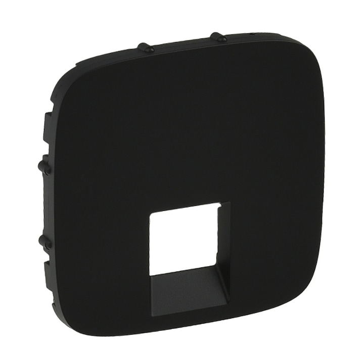 PRIZA VALLURE, RJ11/RJ45, NEGRA