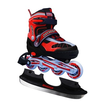 Role / Patine de gheata Spartan 2 in 1 Red , M(34-37) Role / Patine de gheata Spartan 2 in 1 Red , M(34-37)