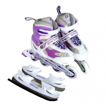 Role / Patine de gheata Spartan 2 in 1, Purple , L(38-41) Role / Patine de gheata Spartan 2 in 1, Purple , L(38-41)