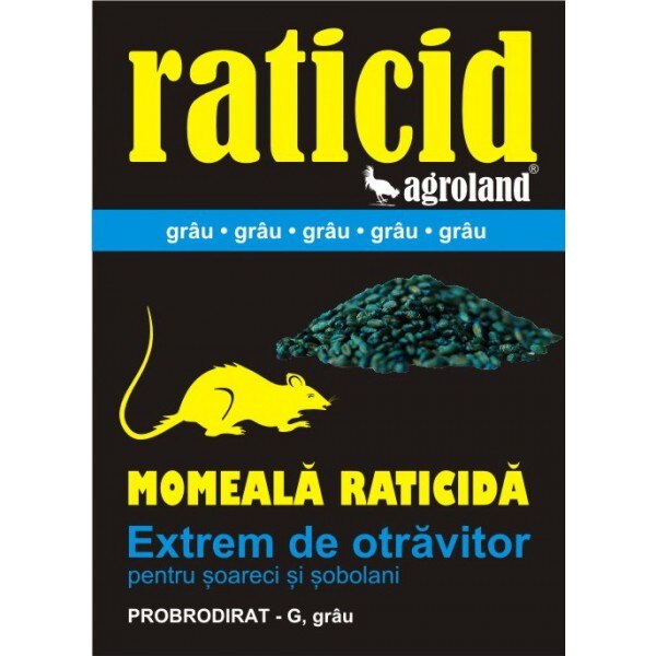 Raticid grau albastru 400g